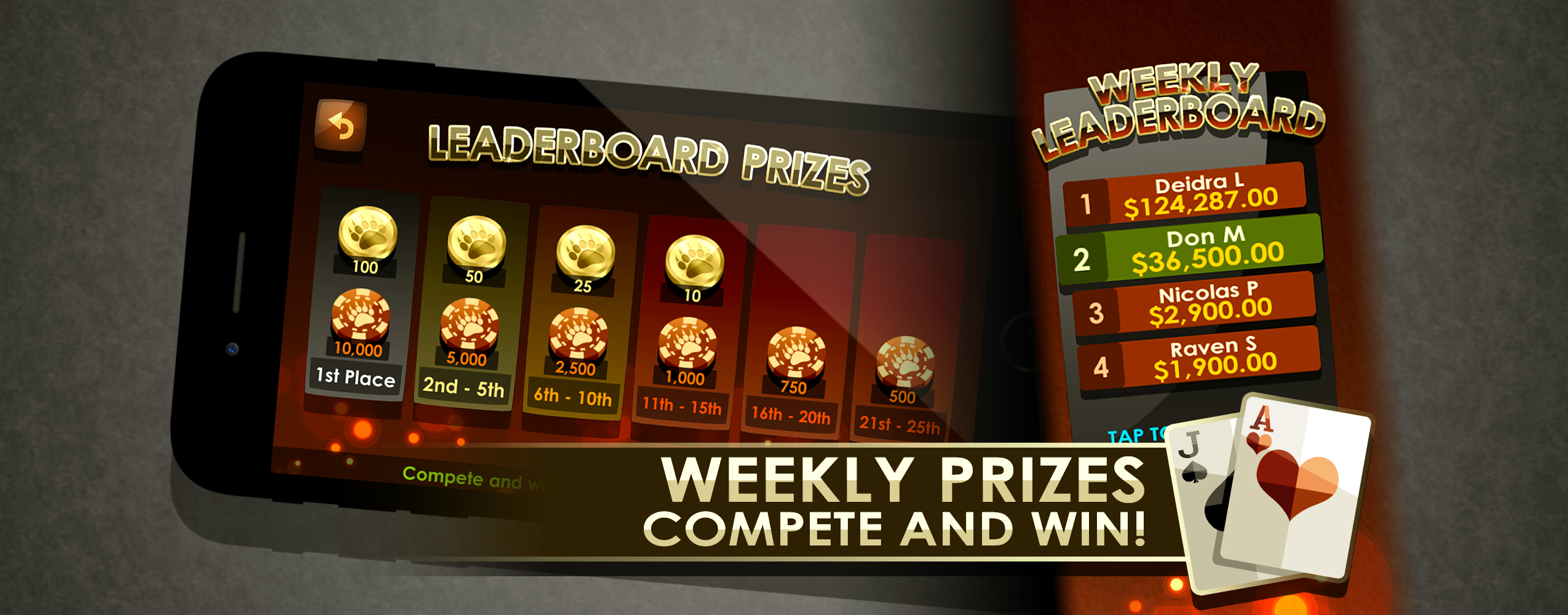 Weekly Prizes!