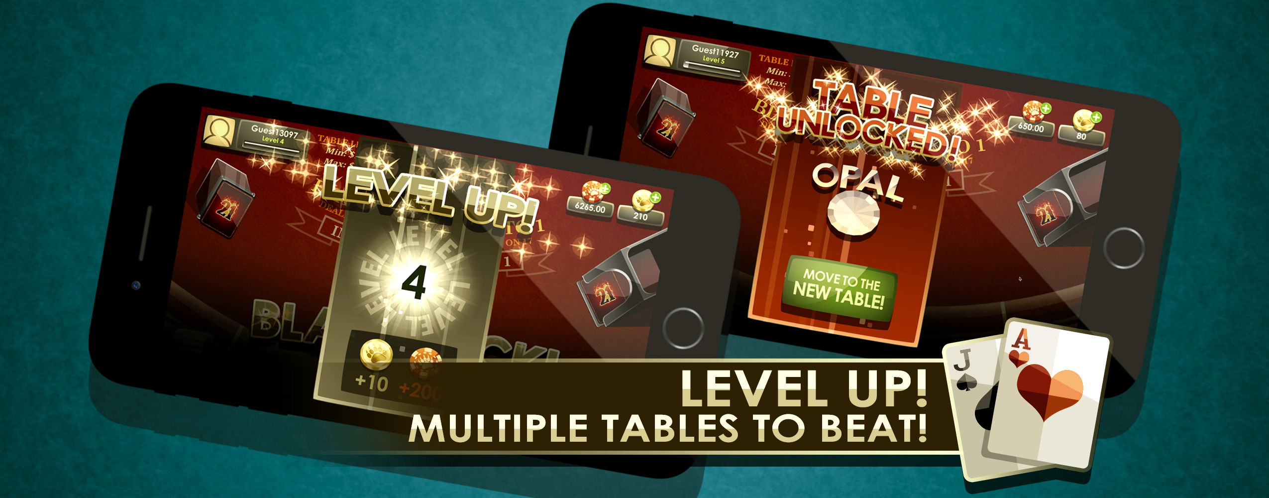 Level Up! Multiple table to beat!