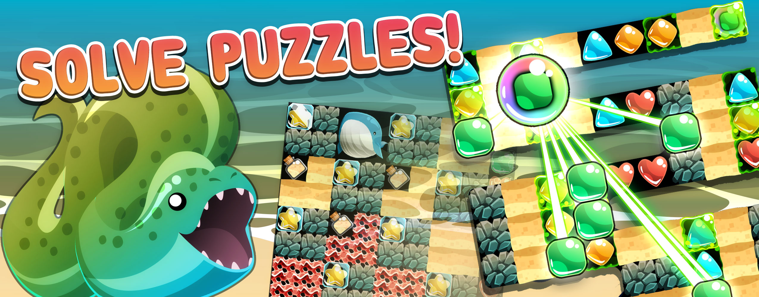 Bubble Buster has loads of levels!