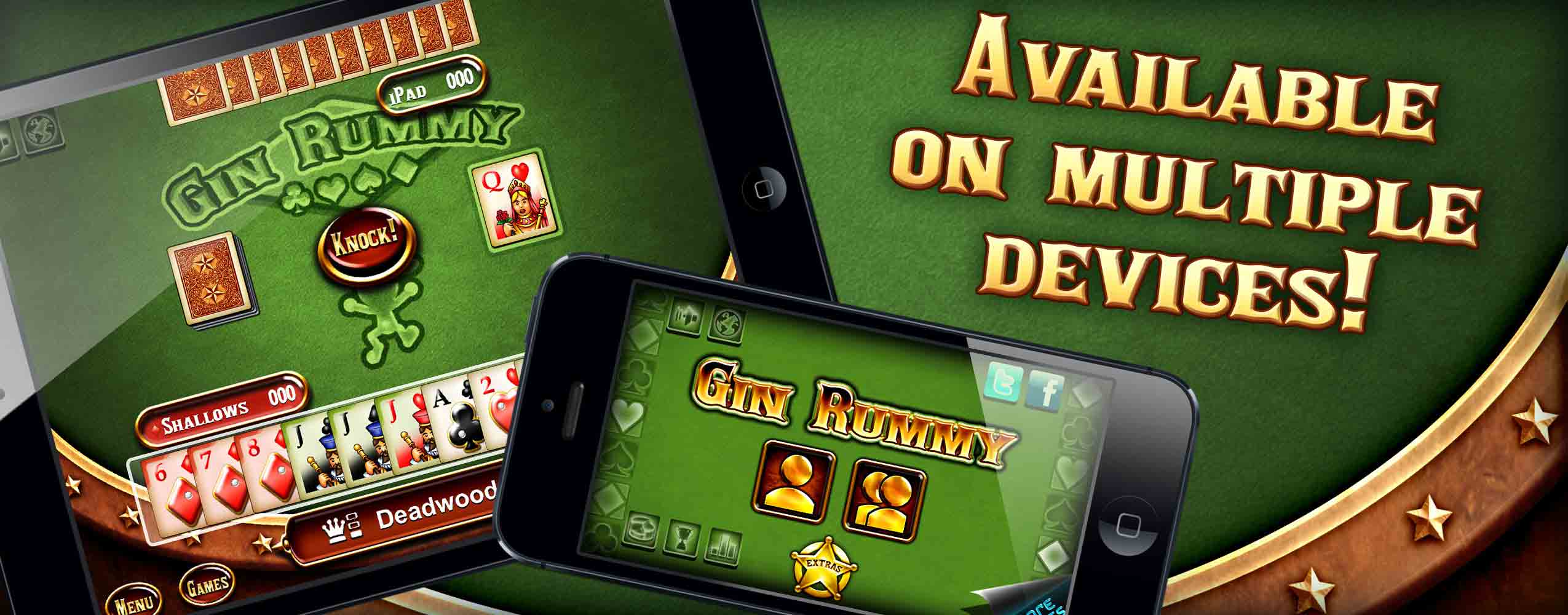 Gin Rummy is available on multiple devices!